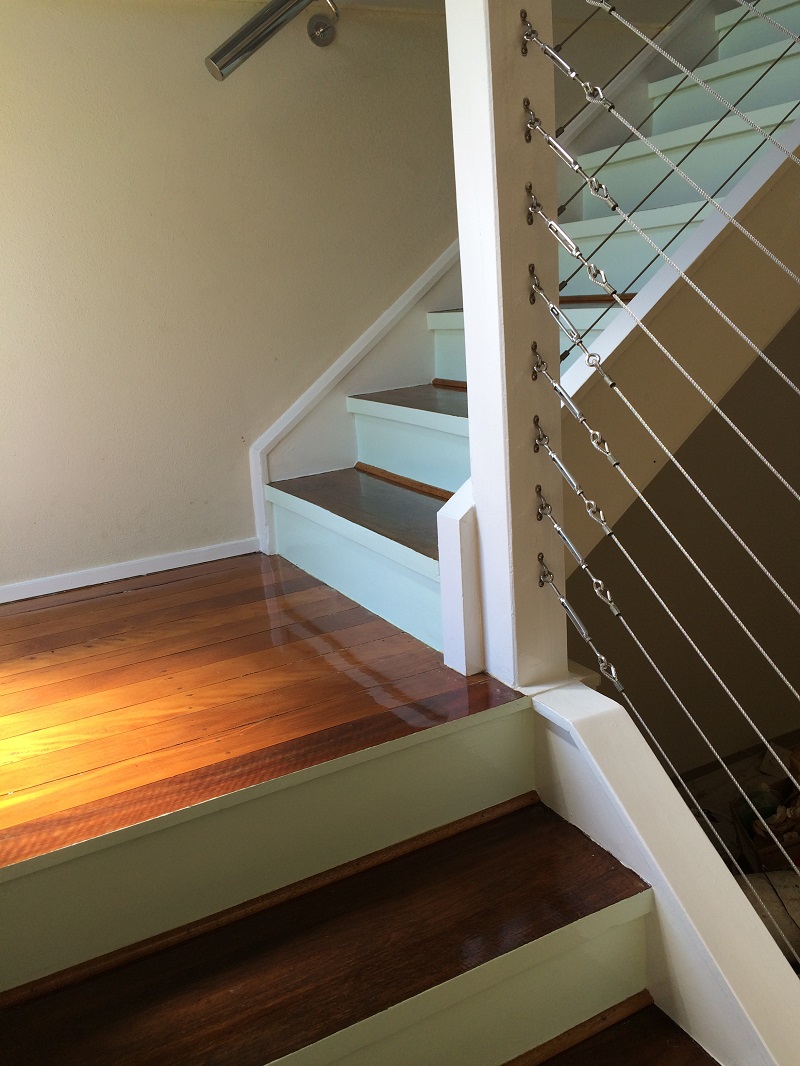 Staircase repaint (after)
